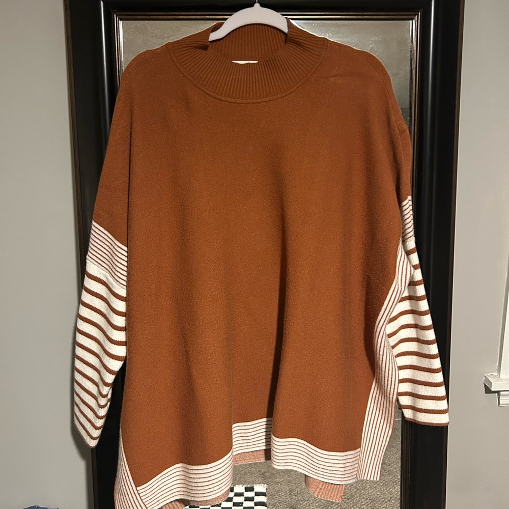 Zenana mock neck sweater